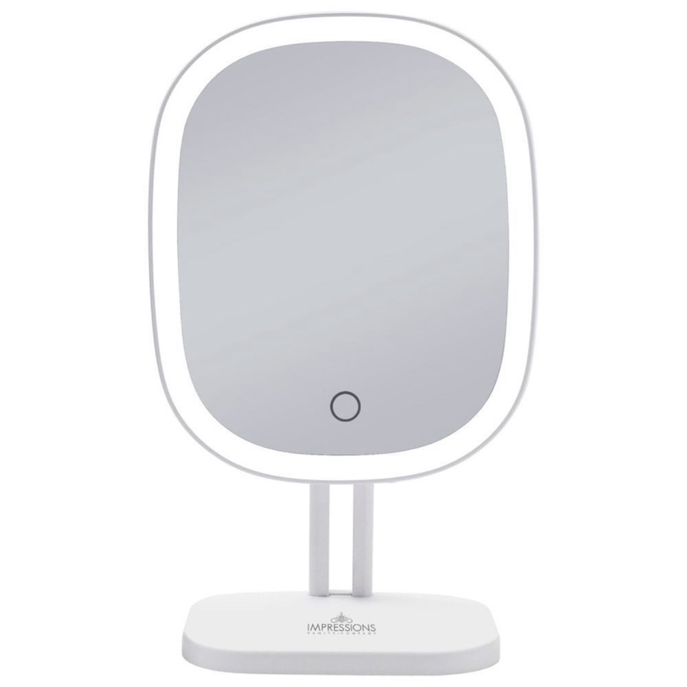 Impressions Vanity Company Touch Highlight White‎ LED Bathroom Makeup Mirror